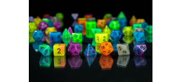 Resin Dice: 7-Die Sets