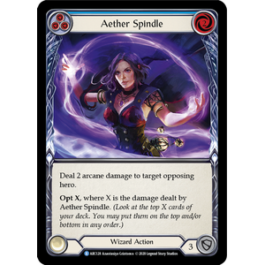 FaB Löskort: Arcane Rising Unlimited: Aether Spindle (Blue)