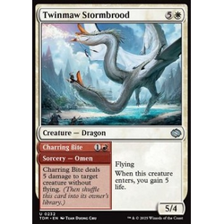 Magic löskort: Tarkir: Dragonstorm: Twinmaw Stormbrood // Charring Bite
