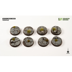 Battle Ready Bases - Temple 28mm Round (8)