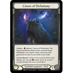 FaB Löskort: Arcane Rising Unlimited: Crown of Dichotomy (Rainbow Foil)