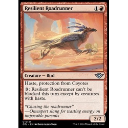 Magic löskort: Outlaws of Thunder Junction: Resilient Roadrunner