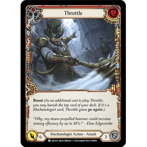 FaB Löskort: Arcane Rising Unlimited: Throttle (Red)