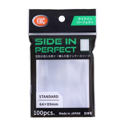 KMC Standard Sleeves - Side-In Perfect (100 Sleeves)
