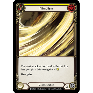 FaB Löskort: Welcome to Rathe Unlimited: Nimblism (Yellow)