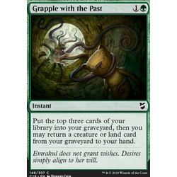 Magic löskort: Commander 2018: Grapple with the Past