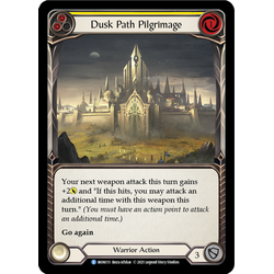 FaB Löskort: Monarch Unlimited: Dusk Path Pilgrimage (Yellow) (Rainbow Foil)