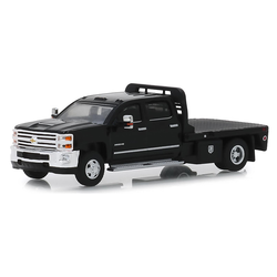 Greenlight: 2018 Chevrolet Silverado 3500HD Black (1/64)