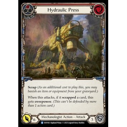 FaB Löskort: Bright Lights: Hydraulic Press (Red)