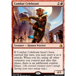 Magic löskort: Amonkhet: Combat Celebrant (Foil)