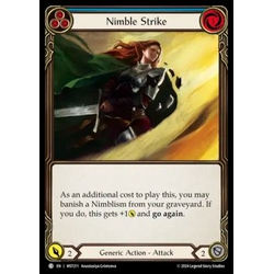 FaB Löskort: Part the Mistveil: Nimble Strike (Blue)