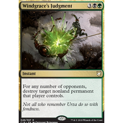 Magic löskort: Commander 2018: Windgrace's Judgment