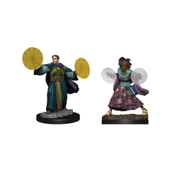 Critical Role Unpainted Miniatures: Human Graviturgy and Chronurgy Wizards (2)