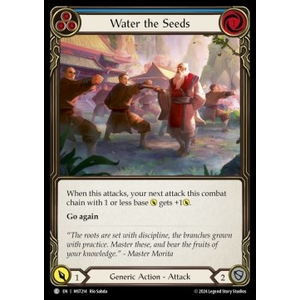 FaB Löskort: Part the Mistveil: Water the Seeds (Blue) (Rainbow Foil)