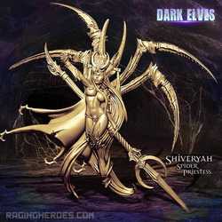 Dark Elves: Spider Priestess Shiveryah