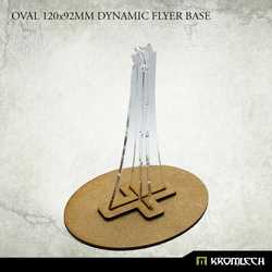 Oval 120x92mm Dynamic Flyer Base