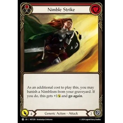 FaB Löskort: Part the Mistveil: Nimble Strike (Red)