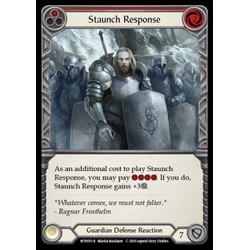 FaB Löskort: Welcome to Rathe Alpha: Staunch Response (Red)