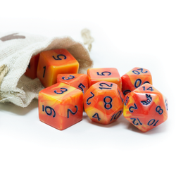 Humblewood: Alderheart Ember Dice + Pouch