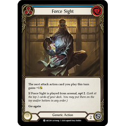 FaB Löskort: Arcane Rising Unlimited: Force Sight (Blue)