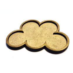 HDF - MDF Movement Tray for 25mm bases (4)