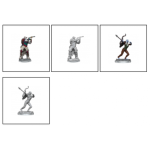 Critical Role Unpainted Miniatures: Ashari Stoneguard & Ashari Skydancer