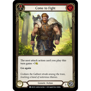 FaB Löskort: Arcane Rising Unlimited: Come to Fight (Red)