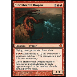 Magic löskort: Theros: Stormbreath Dragon