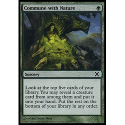 Magic löskort: 10th Edition: Commune with Nature