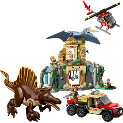 LEGO Jurassic World Flyguppdrag med Spinosaurus och Quetzalcoatlus 76976