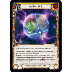 FaB Löskort: Arcane Rising Unlimited: Aether Sink (Rainbow Foil)