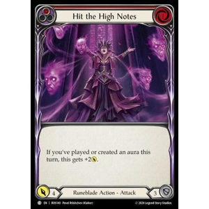 FaB Löskort: Rosetta: Hit the High Notes (Red) (Rainbow Foil)