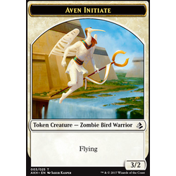 Magic löskort: Amonkhet: Aven Initiate Token