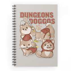 Spiral Notebook Dungeons & Doggos