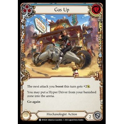 FaB Löskort: Bright Lights: Gas Up (Blue) (Rainbow Foil)