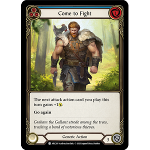 FaB Löskort: Arcane Rising Unlimited: Come to Fight (Blue)