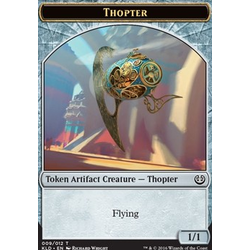 Magic löskort: Kaladesh: Thopter Token v. 3