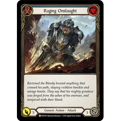 FaB Löskort: Welcome to Rathe Unlimited: Raging Onslaught (Blue)