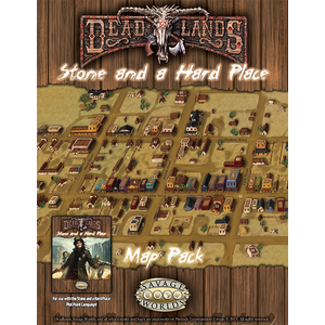 Deadlands: Stone and a Hard Place Map Pack (Savage Worlds)