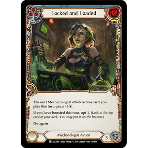 FaB Löskort: Arcane Rising Unlimited: Locked and Loaded (Blue)
