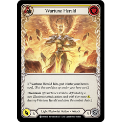 FaB Löskort: Monarch Unlimited: Wartune Herald (Yellow) (Rainbow Foil)