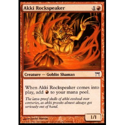 Magic löskort: Champions of Kamigawa: Akki Rockspeaker