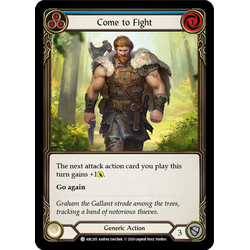 FaB Löskort: Arcane Rising Unlimited: Come to Fight (Blue) (Rainbow Foil)
