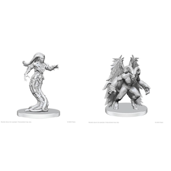 Pathfinder Battles Deep Cuts (Unpainted): Gylou (Handmaiden Devil) & Ferrugon (Rust Devil)