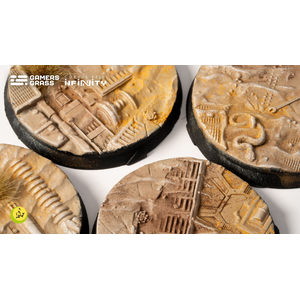 Battle Ready Bases: Dunes of Bourak 40mm Round for Infinity (4)