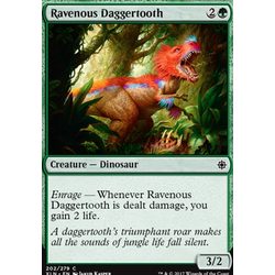 Magic löskort: Ixalan: Ravenous Daggertooth
