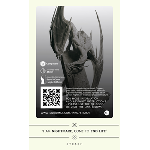 Squidmar Miniatures: Strakh - Nightmare Incarnate Dragon