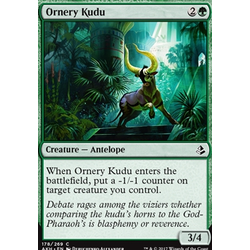 Magic löskort: Amonkhet: Ornery Kudu