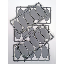 Great Escape Games: Plastic 25mm x 50mm Oval Bases (25)