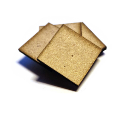 HDF - MDF Bases Square 50x50mm (10)